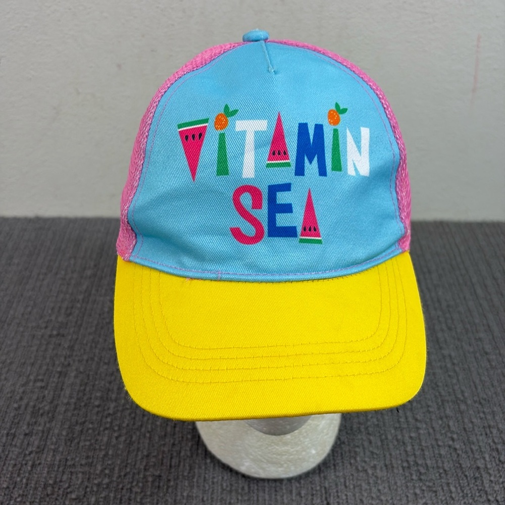 Vitamin Sea Trucker Hat Kids Adjustable Multicolor Mesh Back Snapback Cap Gertex